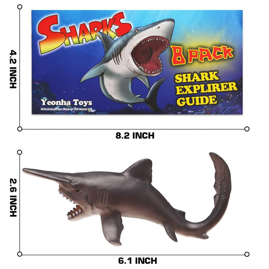 Yeonha Toys assorted sharks teach kids about different species.