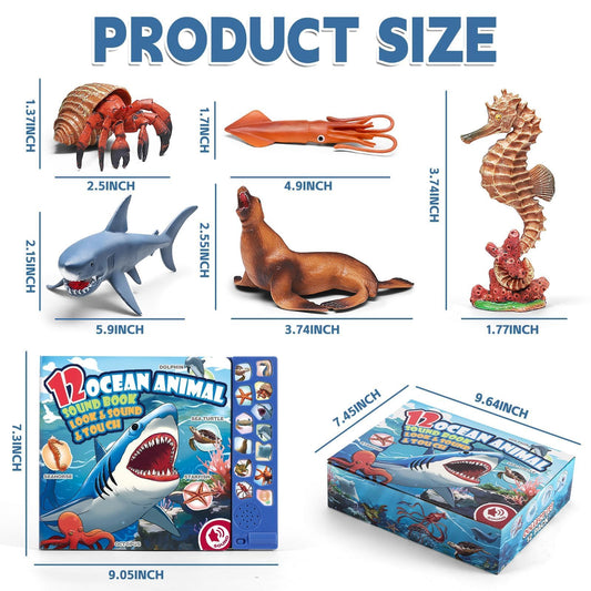 Giant squid and crab figures from Yeonha Toys for storytelling.