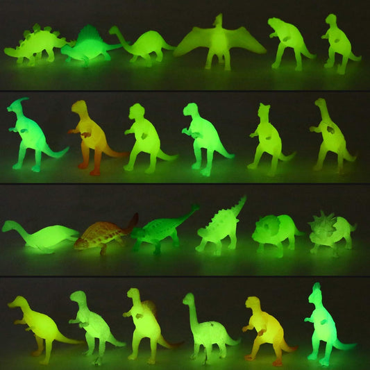 yeonha toys glow-dino mini set enhances party favors for celebrations.