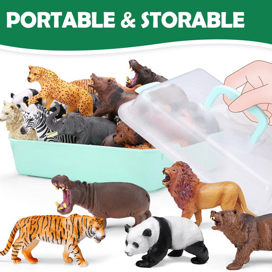 Yeonha Toys hippo figure perfect for educational animal scenes and pretend feeding.