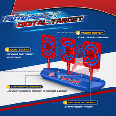 Yeriayha digital scoring target with clear scoreboard