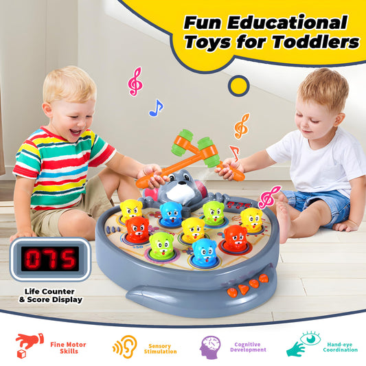 Yerloa 5-mode interactive toy offering varied challenges for memory, coordination, and music.