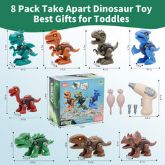 Yerloa Ankylosaurus take-apart toy with armored body for sturdy construction