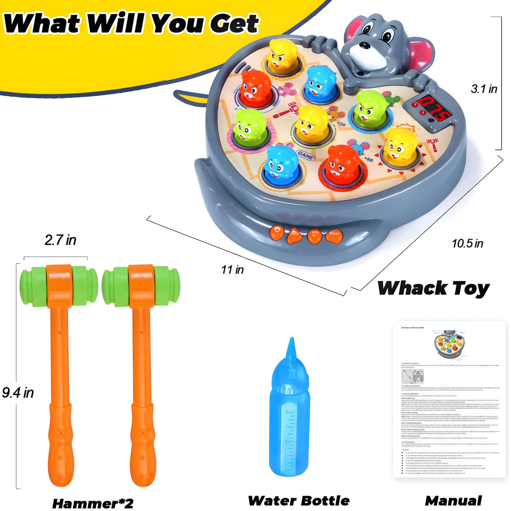 Yerloa Mole toy featuring spray function adds visual excitement and dynamic play.