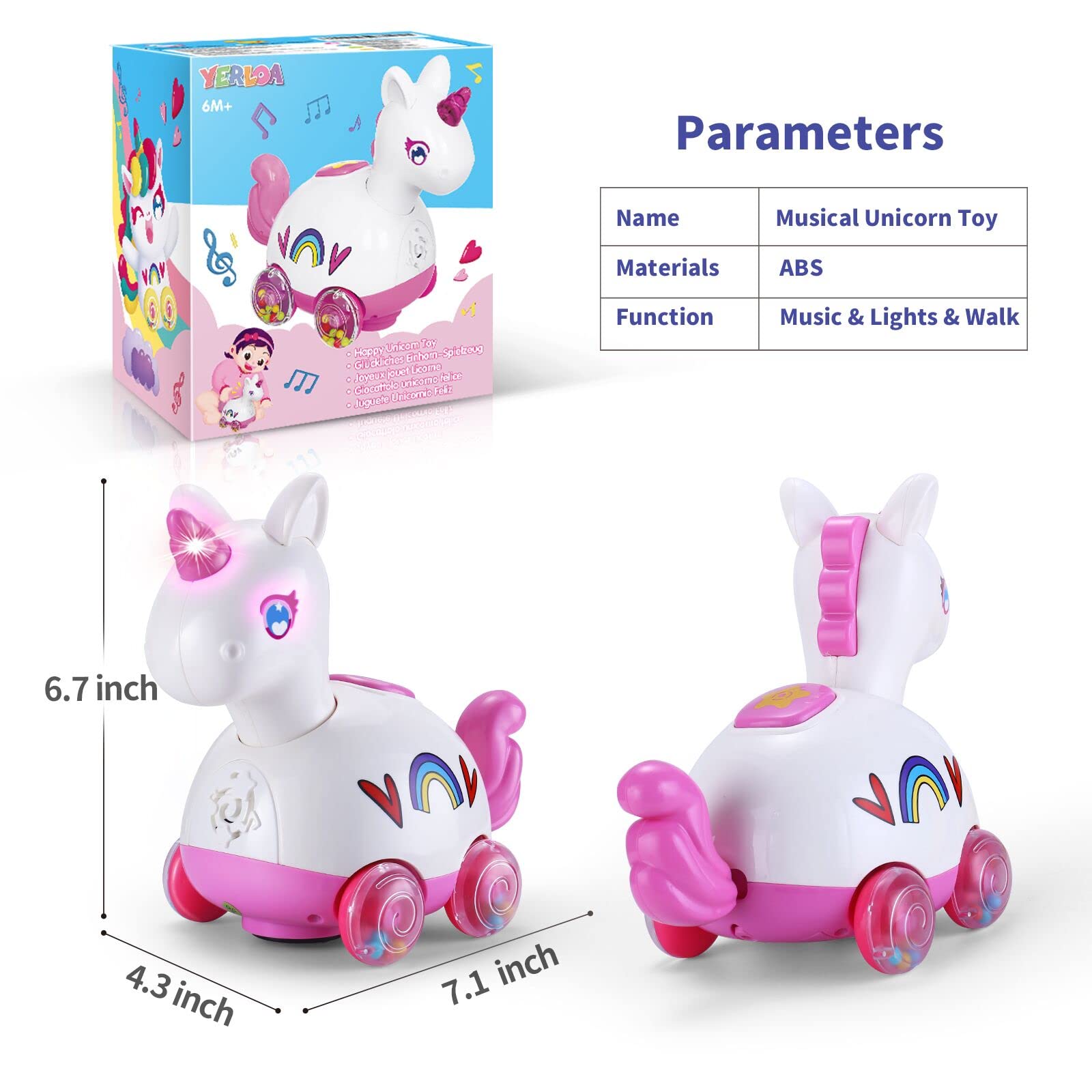 Yerloa Unicorn Gift Packaging ready for gifting at celebrations.