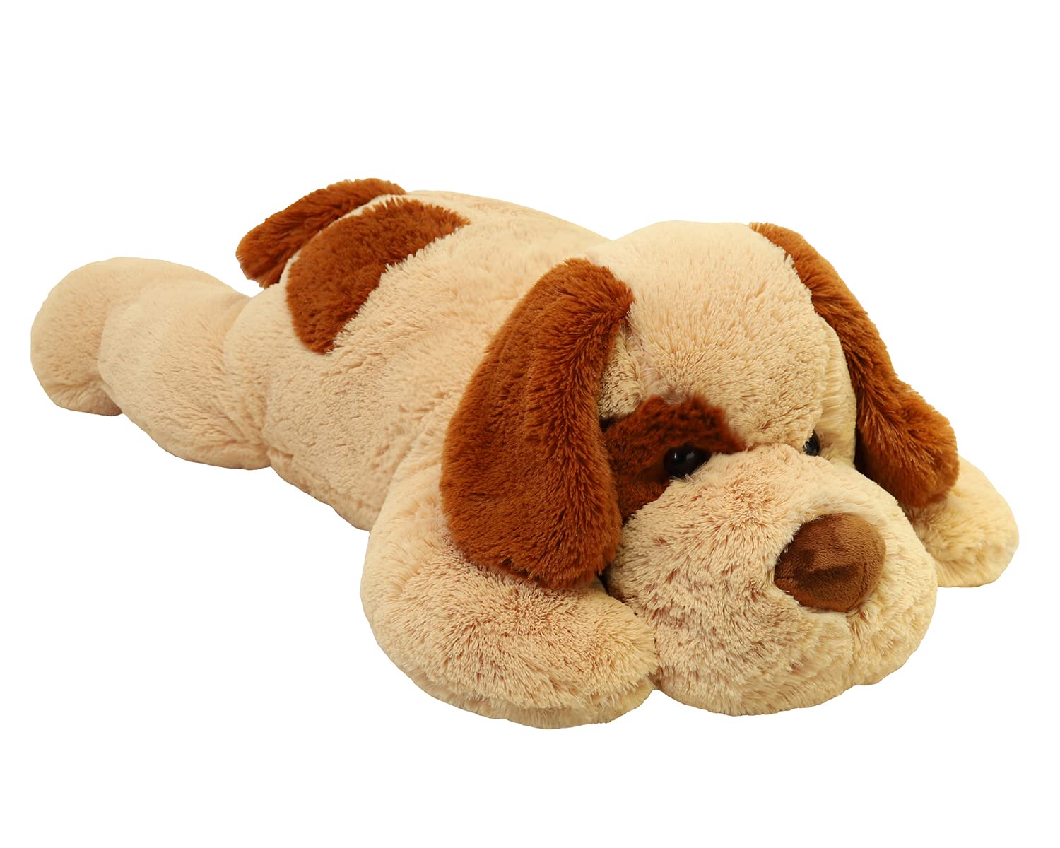 YESGIRL 26.8-inch weighted dog plush for comforting hugs.