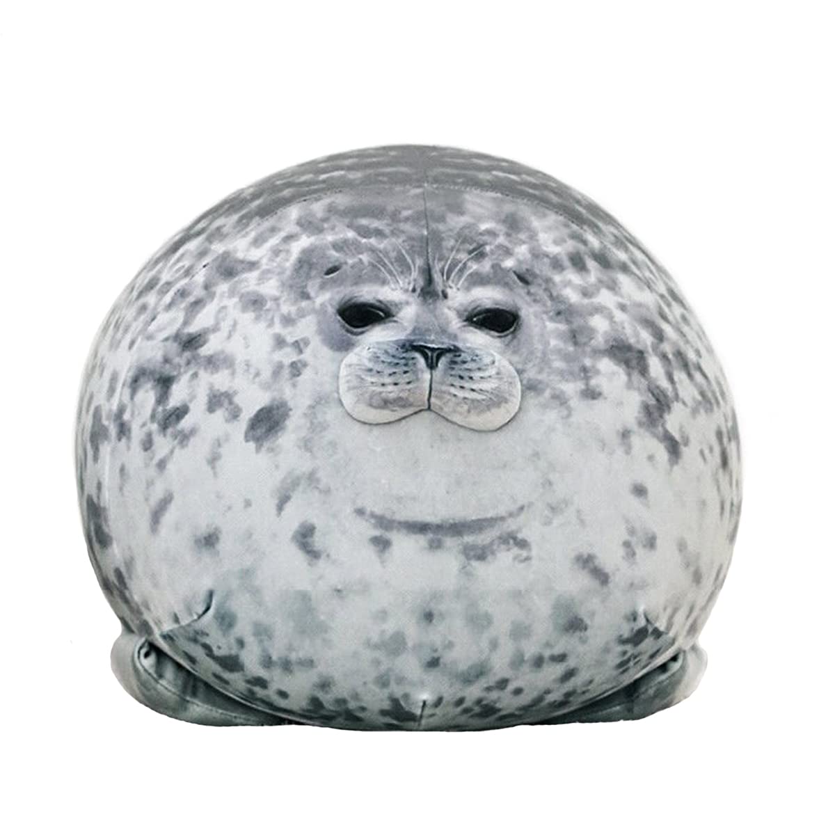 YESGIRL seal plush pillow front view, ultra-soft texture for cozy hugs.