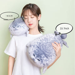YESGIRL seal plush pillow vacuum packaging, preserves softness until use.
