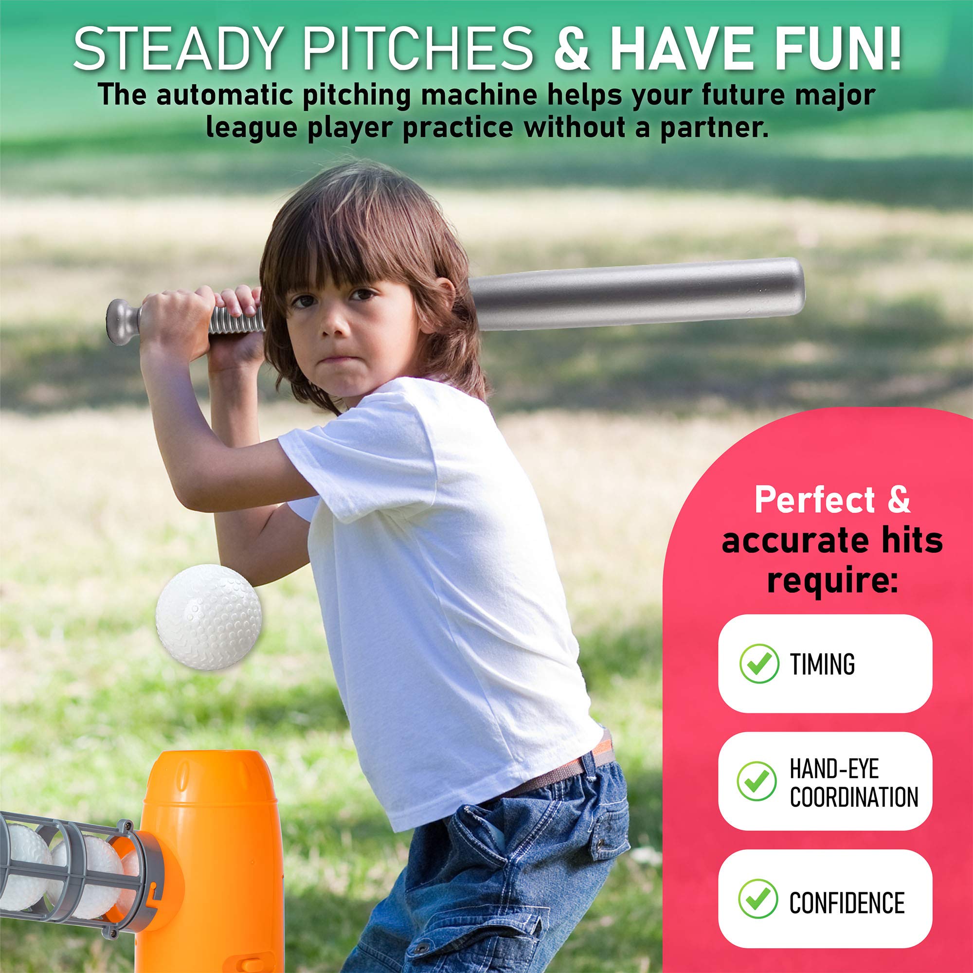 YESMARKS light plastic baseball bat designed for safe training sessions