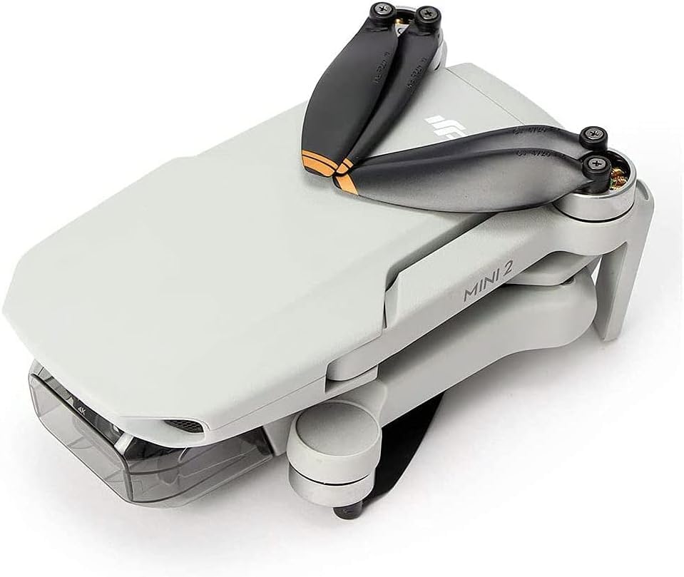 YETEETH low-noise blades reducing drone vibration during flight.