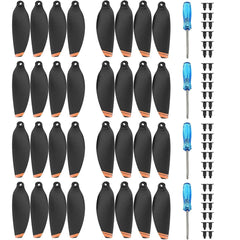 YETEETH DJI Mini 2 orange propellers for stable, quiet flight.