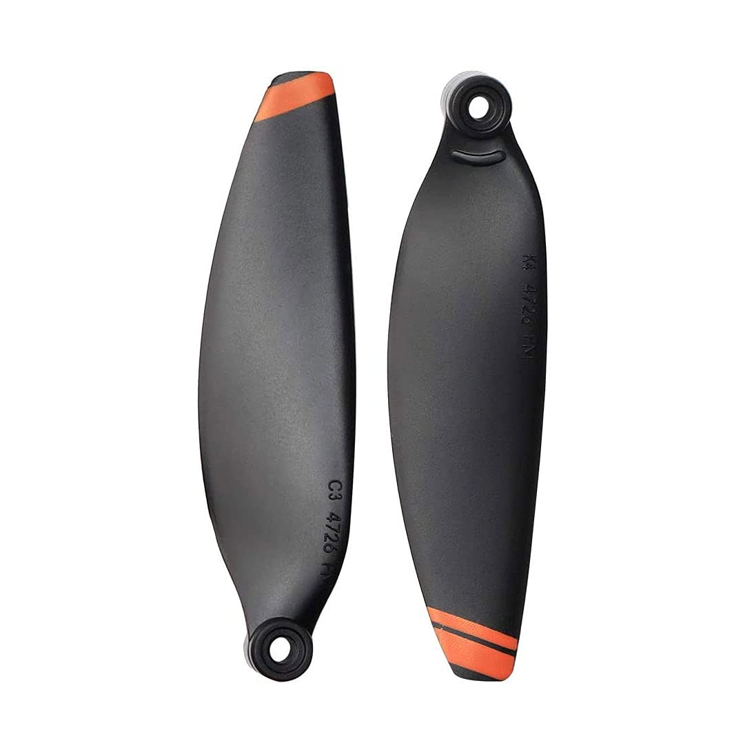 YETEETH Mavic Mini 2 SE orange propellers ready for quick swaps.