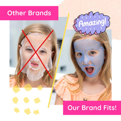 Yeume blue pack masks designed for kid spa day with safe ingredients.