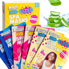 Yeume kid-sized face masks pink pack, gentle formula for young skin and routine.