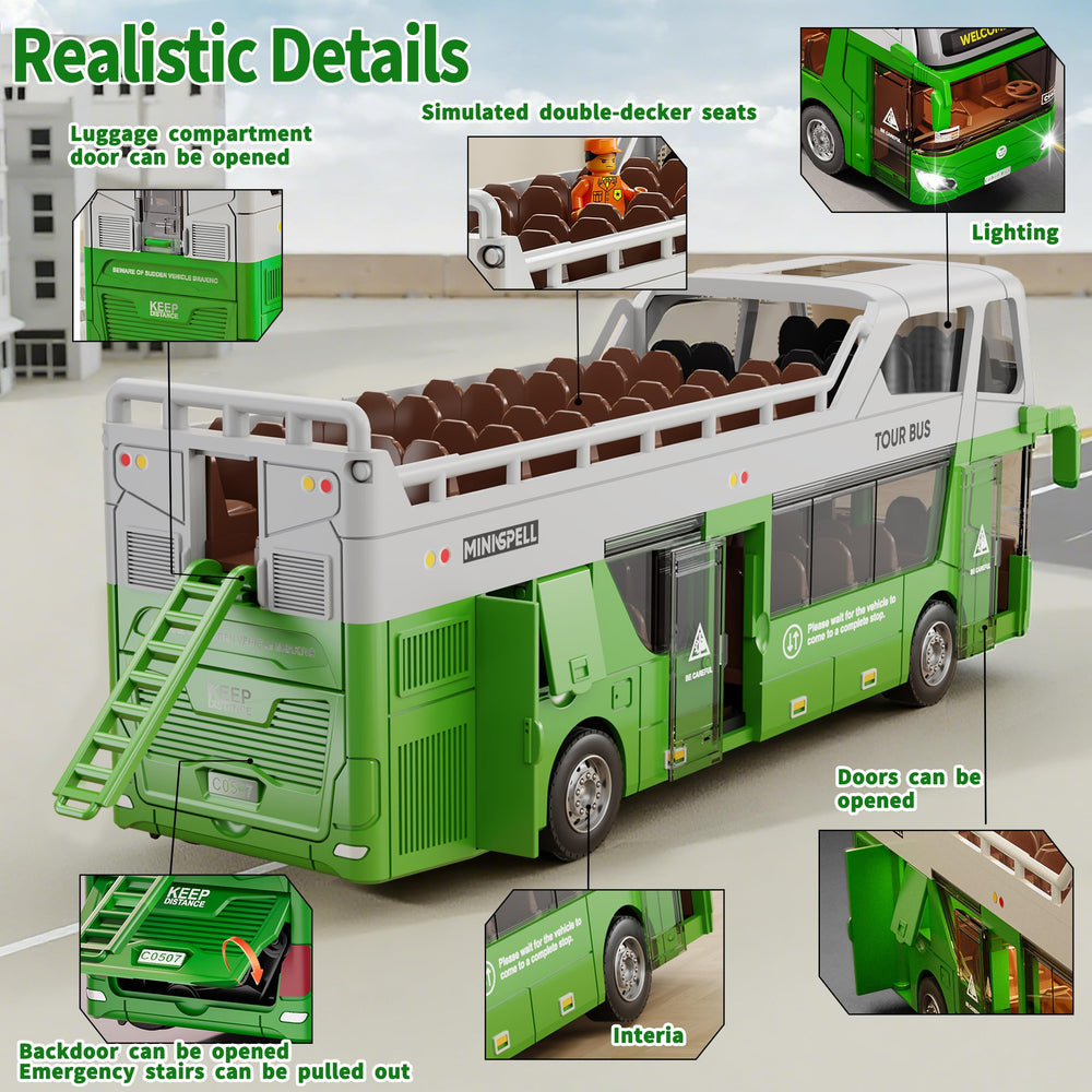 Yewkou bus front button activation creates authentic effects