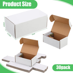 Yexiya white storage box fully assembled and ready for organization