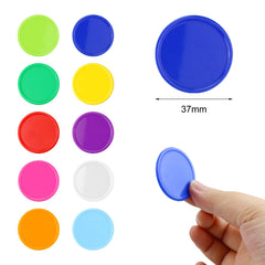 YEXPRESS poker chips color sets ten colors with fifty pieces per color for math activities.