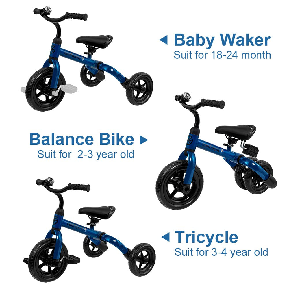 YGJT EVA-wheels provide smooth grip on varied outdoor surfaces.