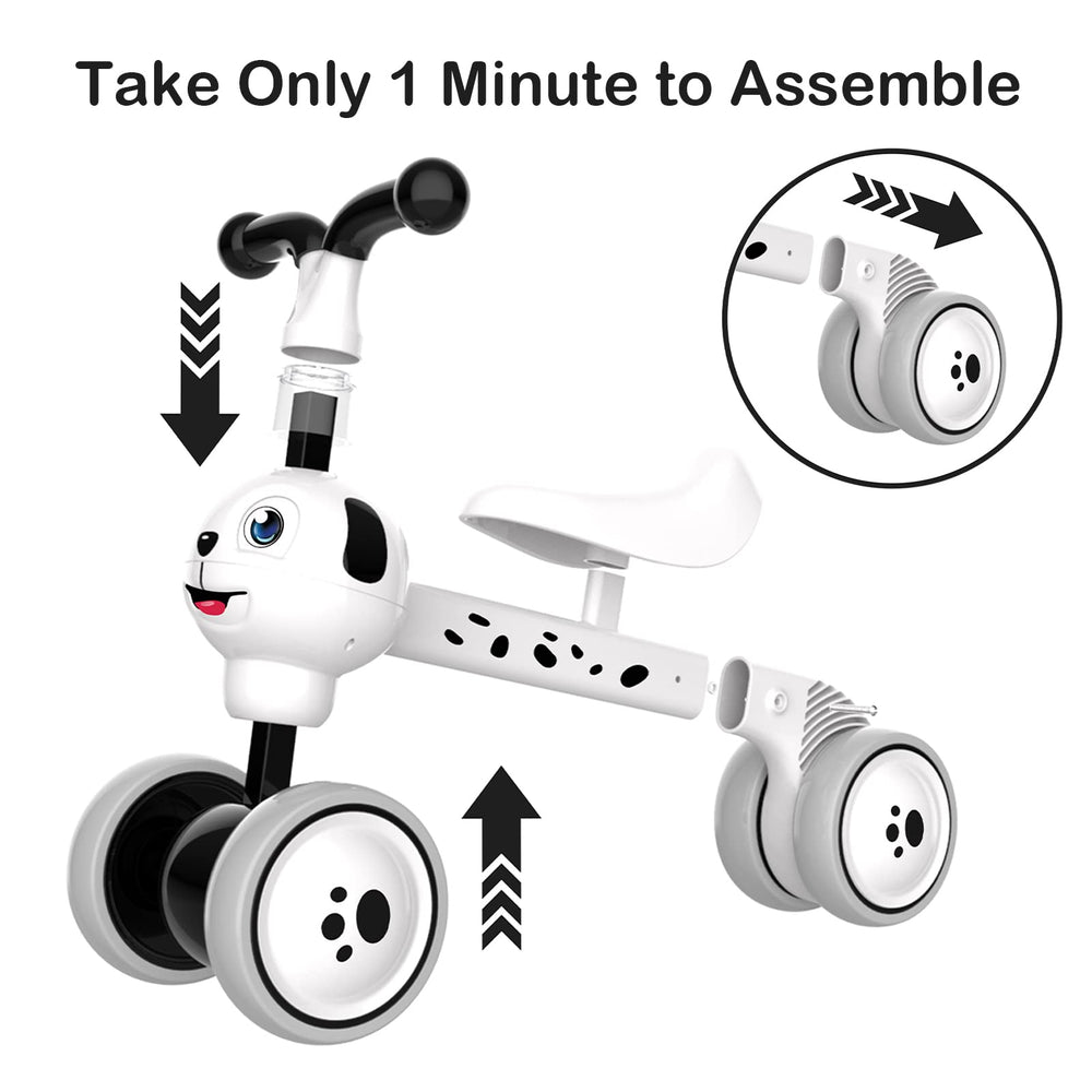 YGJT balance bike handlebar eyes blink for engaging play