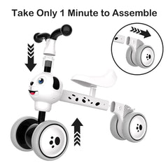 YGJT balance bike handlebar eyes blink for engaging play