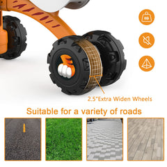 YGJT silent wheels support a smooth ride indoors or outdoors.