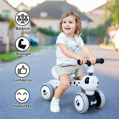 YGJT balance bike side view shows toddler-friendly compact design
