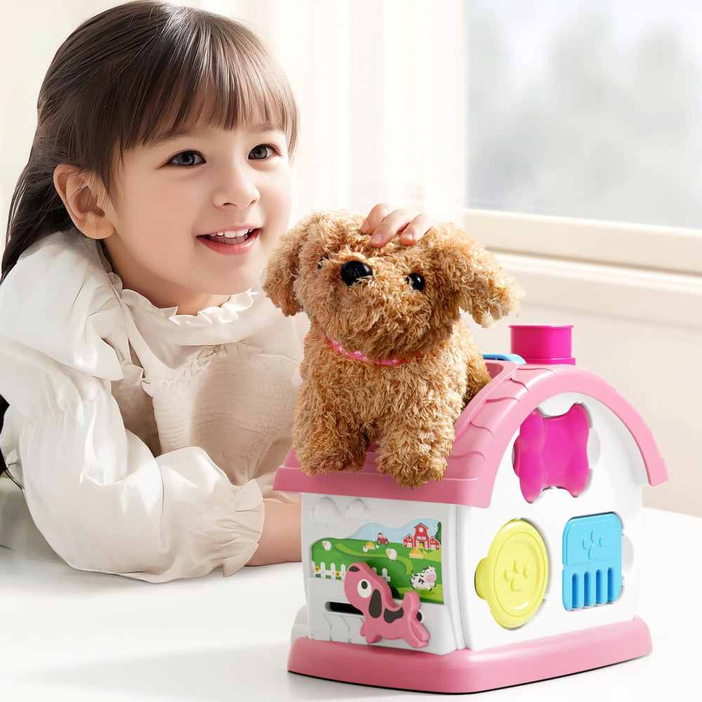 YGJT Montessori learning house supports early numeracy and shape recognition.