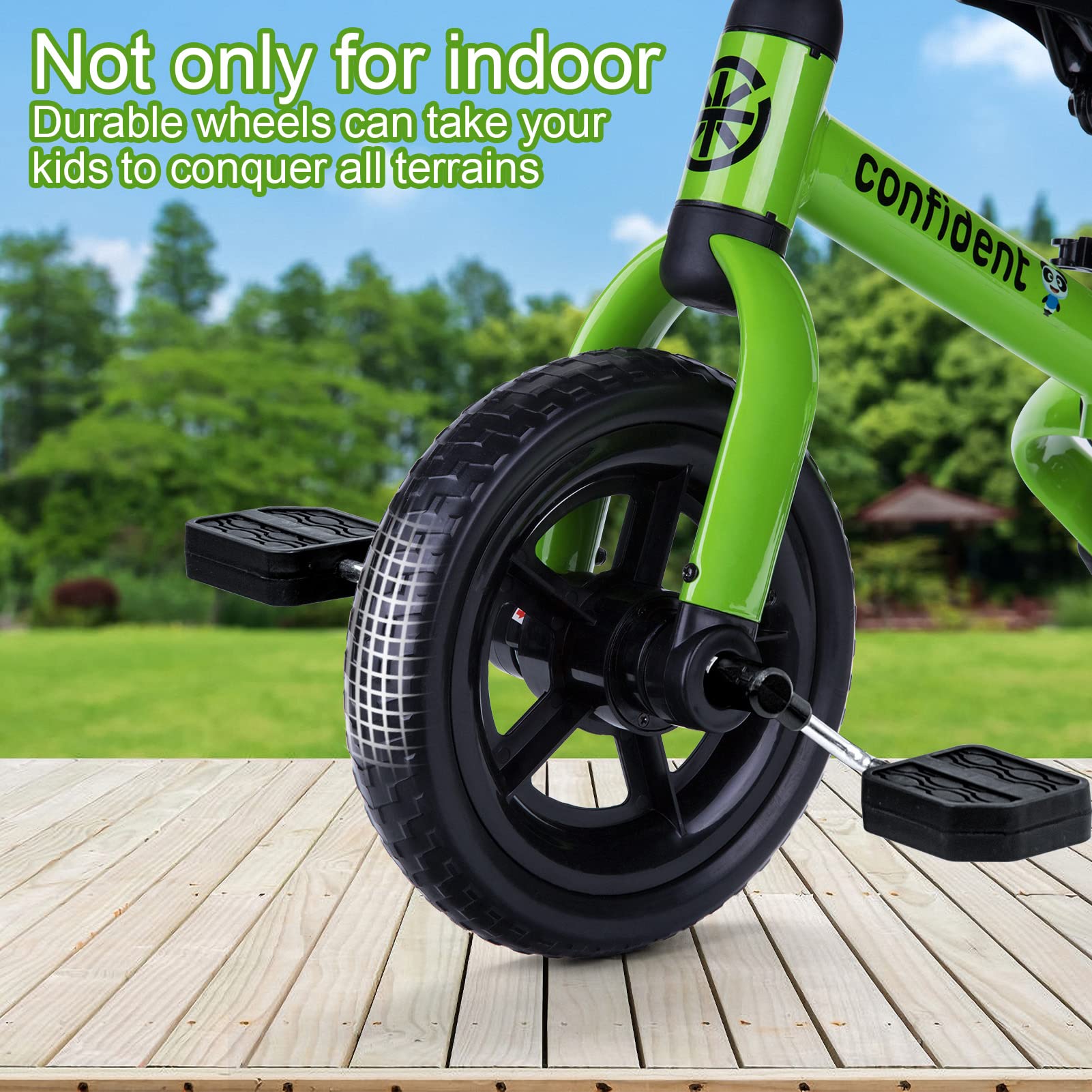 YGJT non-slip handlebar ensures secure grip during learning
