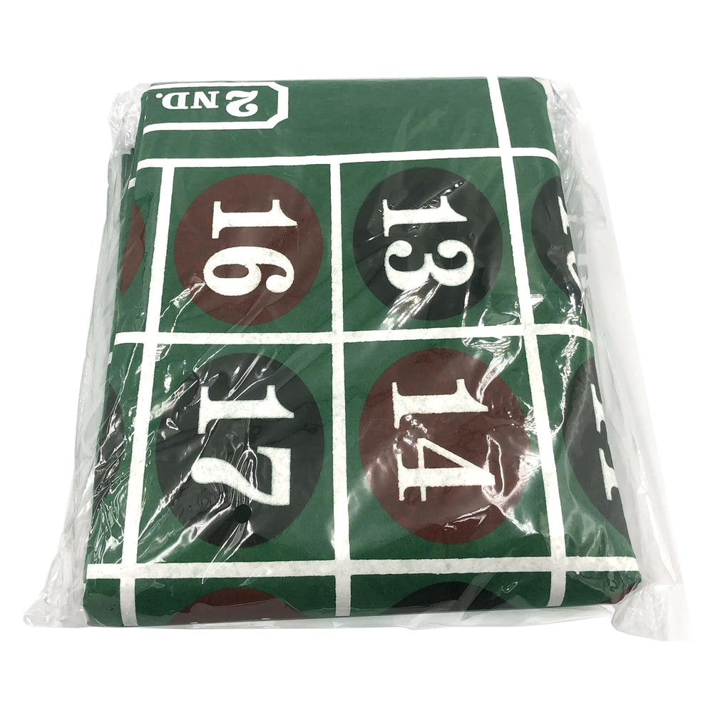 YH Poker roulette layout used during a family game night and casino-themed gathering.