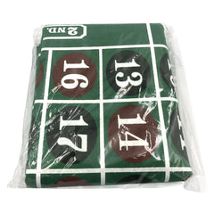 YH Poker roulette layout used during a family game night and casino-themed gathering.
