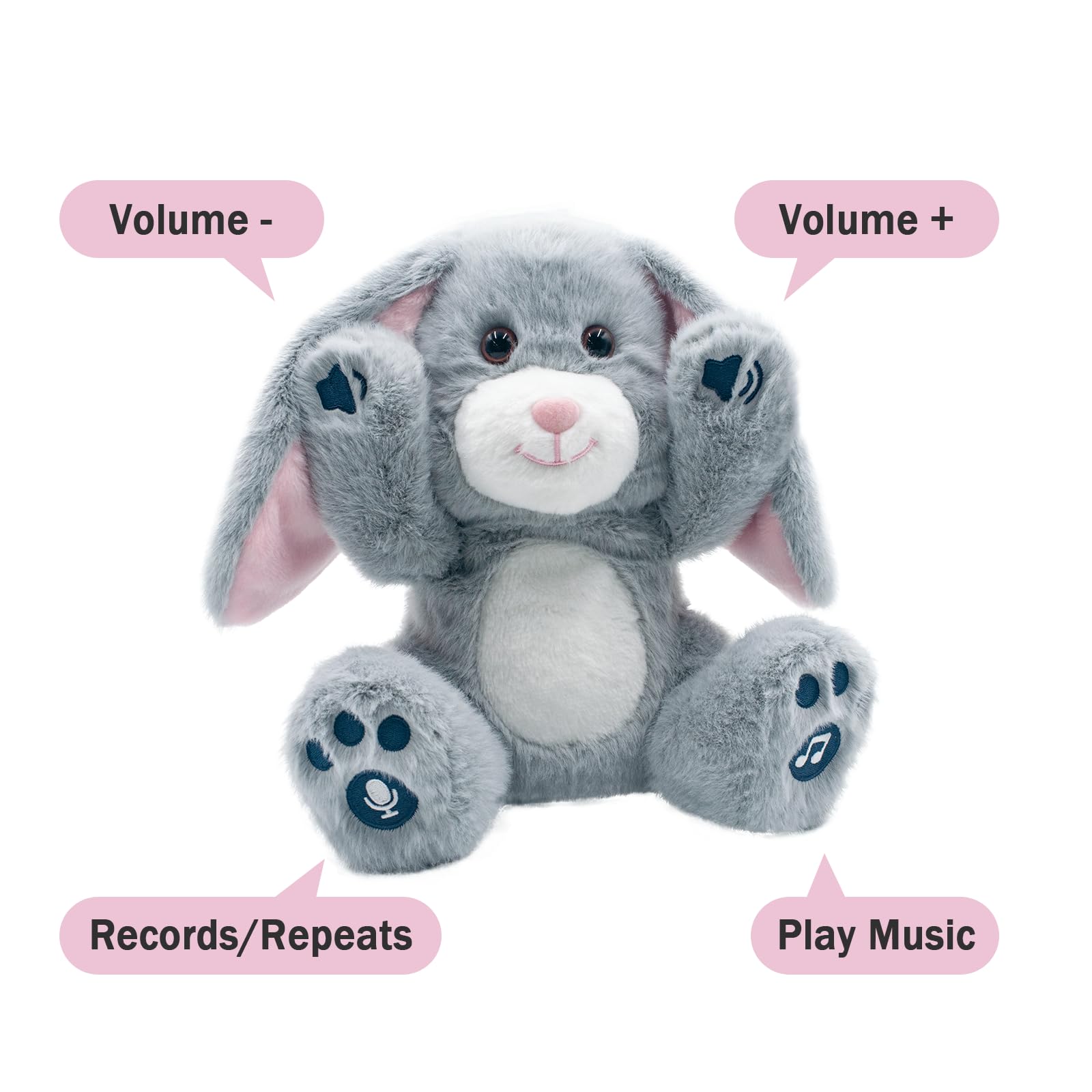 YH YUHUNG bunny suitable for ages 3 and up with supervision.