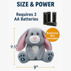 YH YUHUNG bunny volume control buttons for quiet or loud play.
