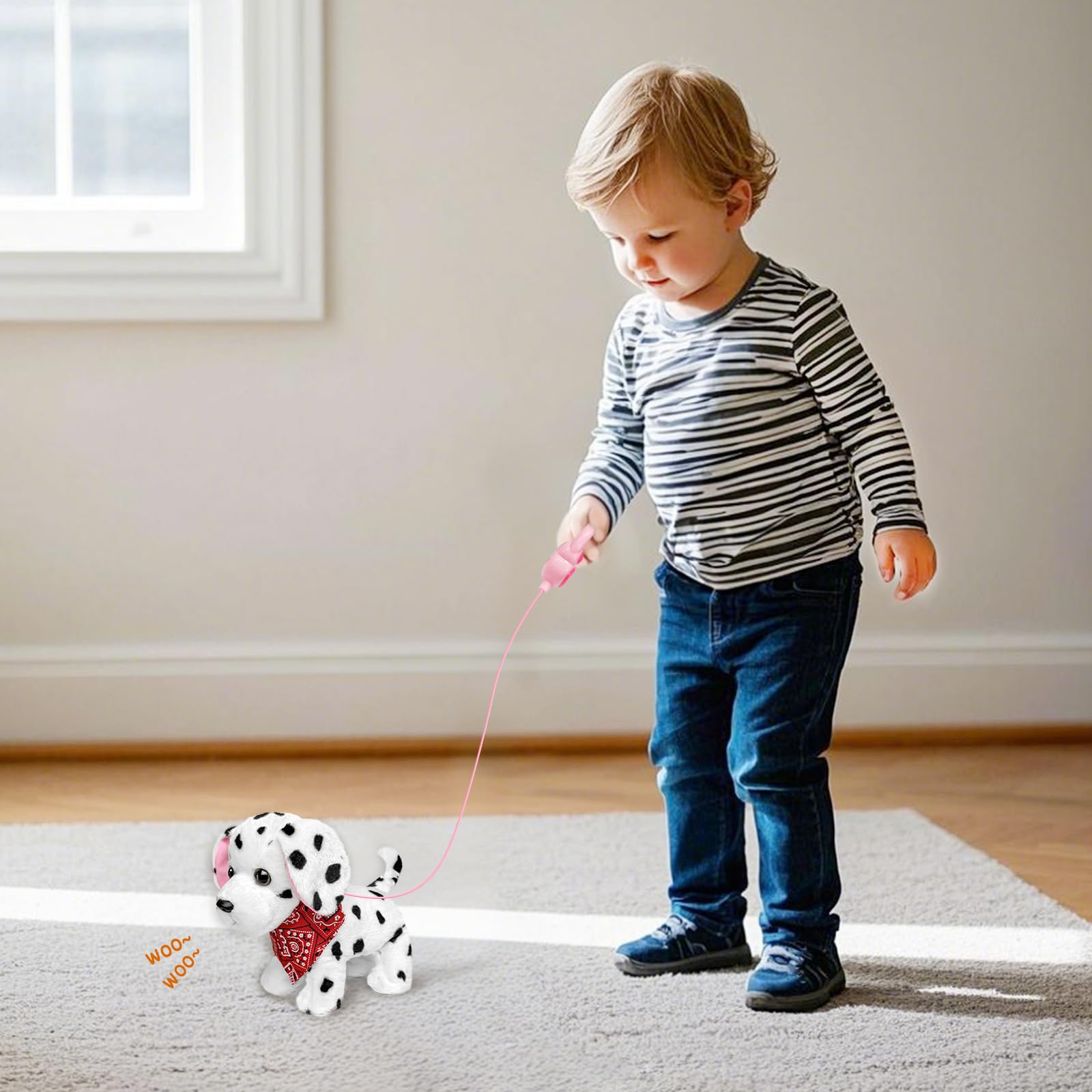 YH YUHUNG plush Dalmatian puppy ready for cuddles and imaginative storytelling.
