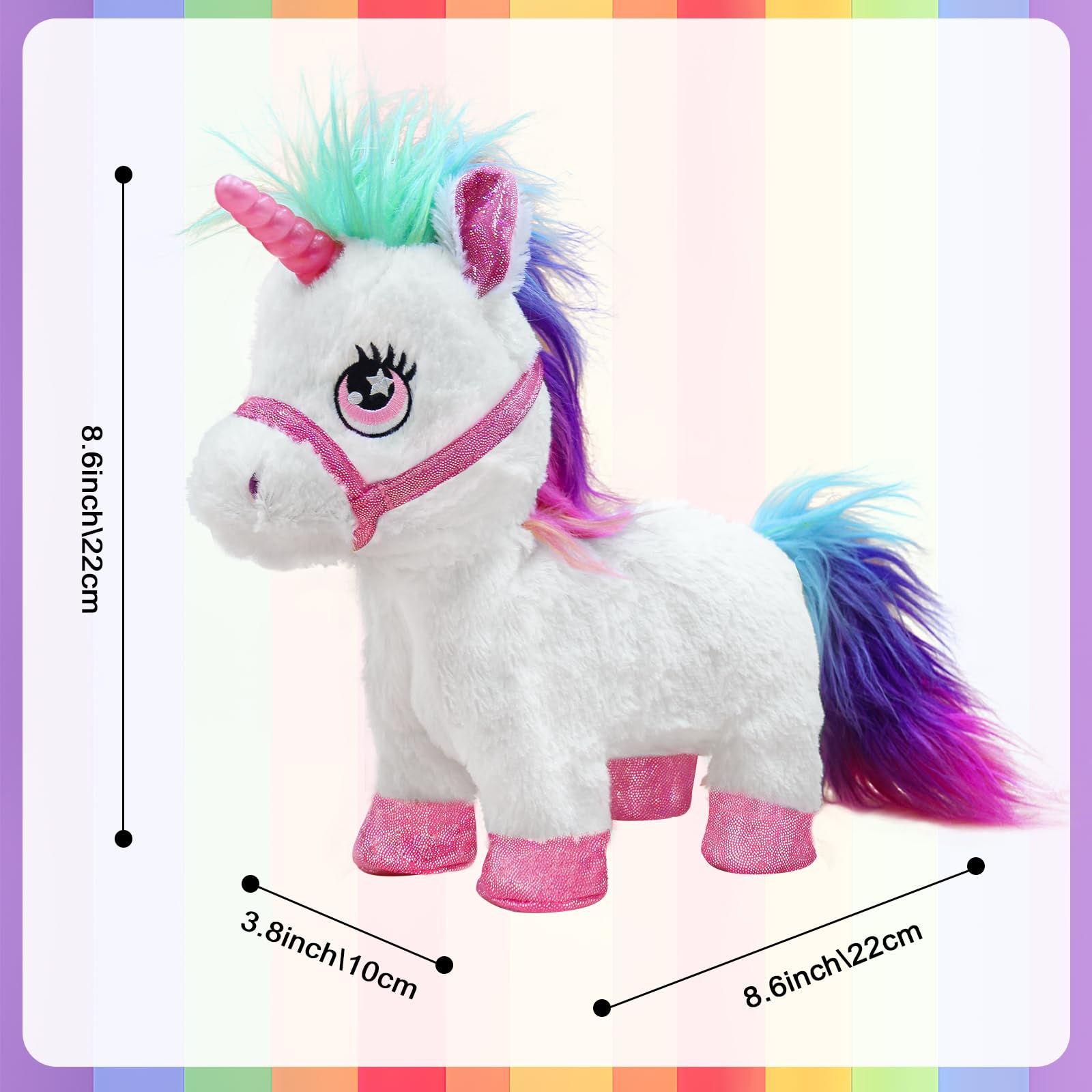 YH YUHUNG unicorn toy comb grooming encourages caring moments.