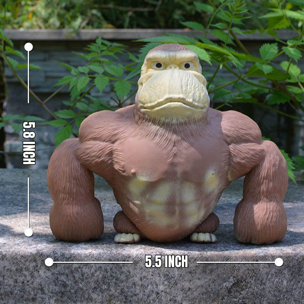 YHan Stretchy Monkey Toy’s durable rubber core keeps shape after repeated squeezes.