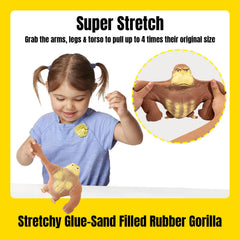 YHan Monkey fidget toy’s glue-sand core preserves bounce during stretches and squeezes.