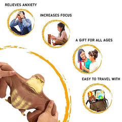 YHan Monkey fidget helps pass time and ease nerves while traveling.