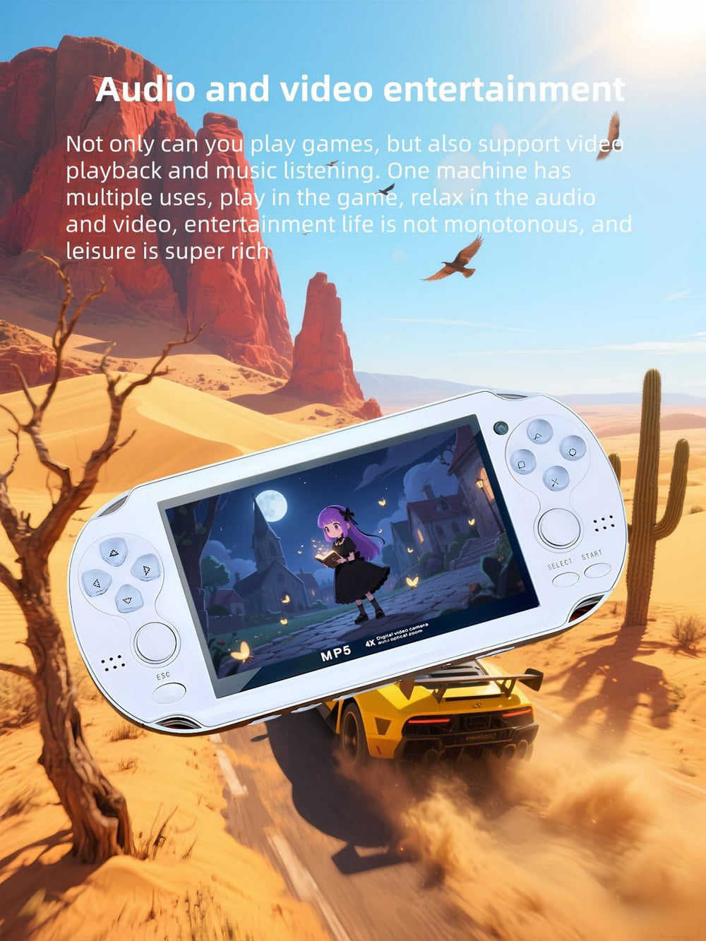 YHFITN built-in 2000+ games provide diverse retro experiences
