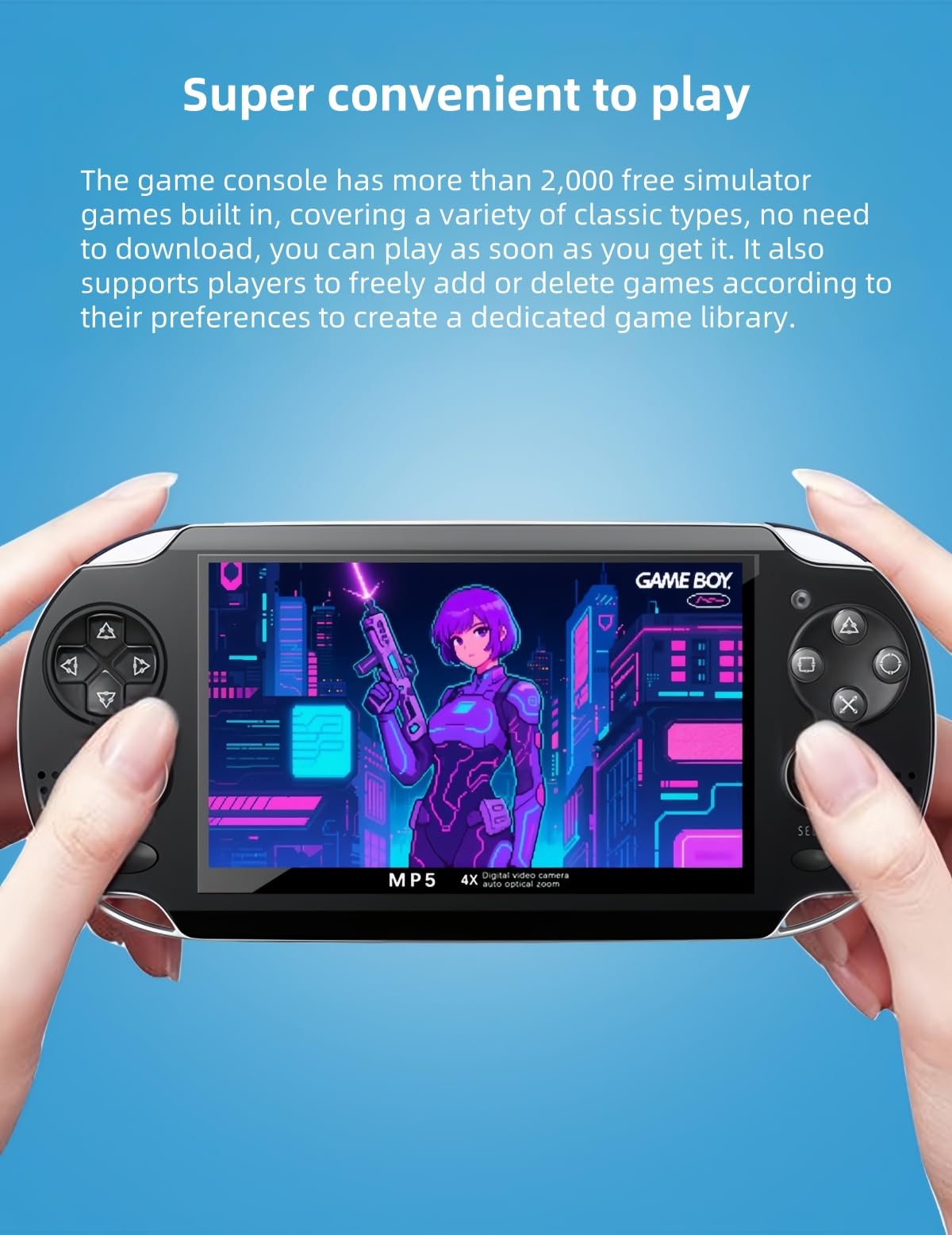 YHFITN compact handheld design fits the palm for extended sessions