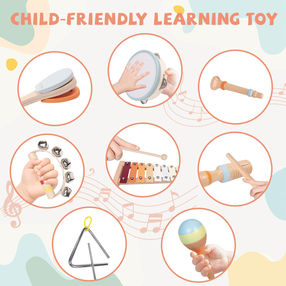 YHHYTOY triangle adds tapping rhythm for exploration and fun