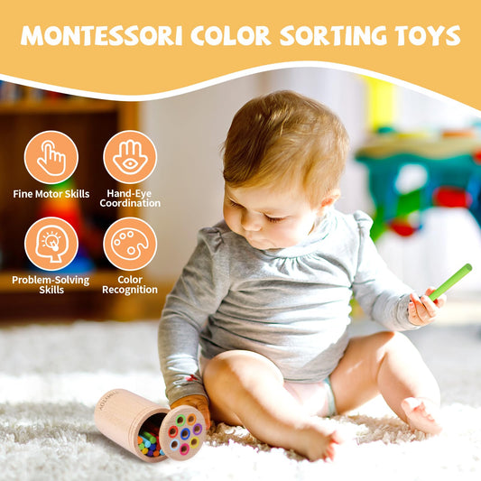 YHHYTOY color holes matching to develop hand-eye coordination