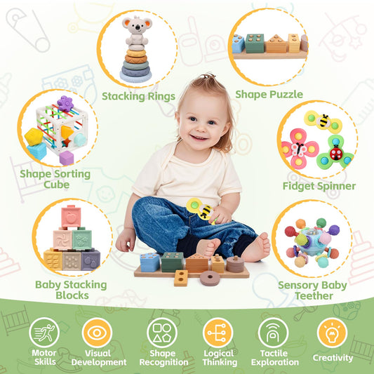 YHHYTOY soft stacking blocks support safe, hands-on motor skills during play