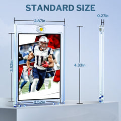 YHijf strong magnetic closure securely holds cards in place.