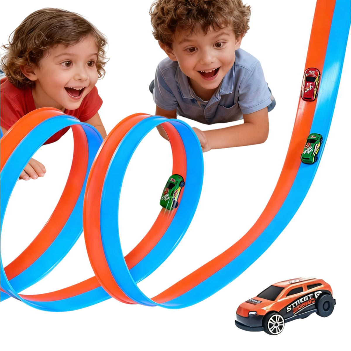 YHPANSHIZ 20ft racetrack folded for compact storage and portability