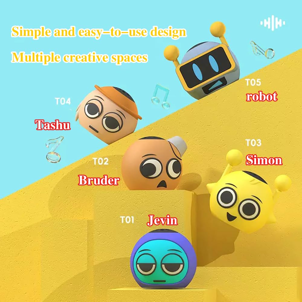 YHWSLYZ Music Rhythm Box character shapes invite imaginative musical exploration.