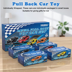YHXKJ alloy cars feature a durable paint finish designed to resist frequent play.
