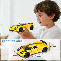 YHXKJ pull-back cars provide smooth tires and effortless racing on hard floors and fabrics.