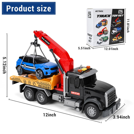 YHXKJ dump truck toy with tilt bed for dumping play.