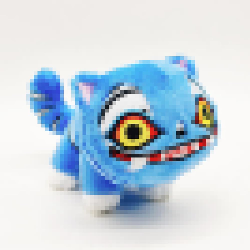Yiakikio Tiger Derpy plush figurine adds cozy decor and sofa comfort