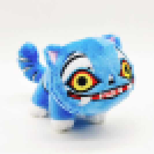 Yiakikio Tiger Derpy plush figurine adds cozy decor and sofa comfort